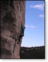 Kariho Jarouek pzuje Rocca di Corno           